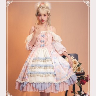 Cloudy Dreamland Lolita Dress OP by YingLuoFu (SF34)